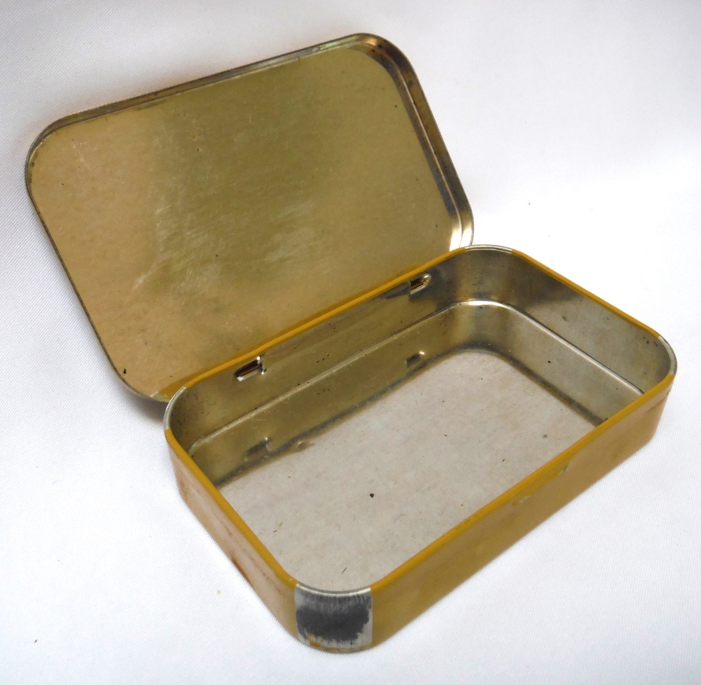 Small Vintage Hinged-Lid Lozenge Tin Container by ALLENBURYS PASTILLES