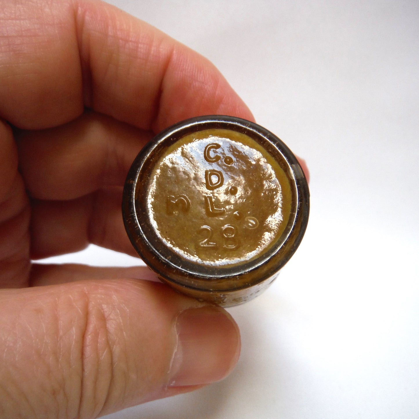 Antique RARE WWII Tin and Glass Container: AMRUTANJAN BEST INDIAN PAIN BALM