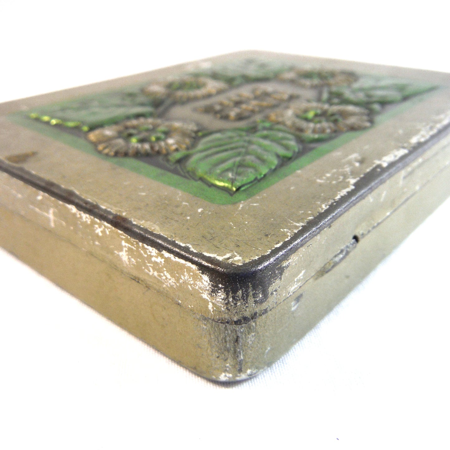 Antique HAIR PINS Hinged-Pocket Container by Hudson Scott and Sons of Carlisle