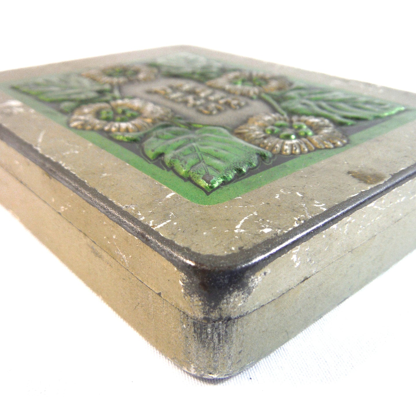 Antique HAIR PINS Hinged-Pocket Container by Hudson Scott and Sons of Carlisle