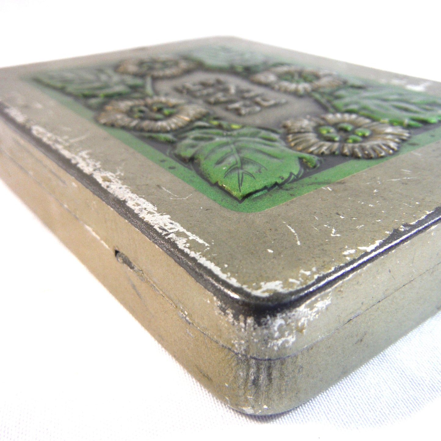 Antique HAIR PINS Hinged-Pocket Container by Hudson Scott and Sons of Carlisle