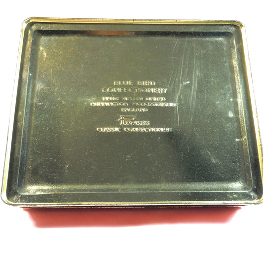 BANFF, Alberta, Canada, Vintage Square Scenic Tin by Blue Bird and Parkes Confectionery of England