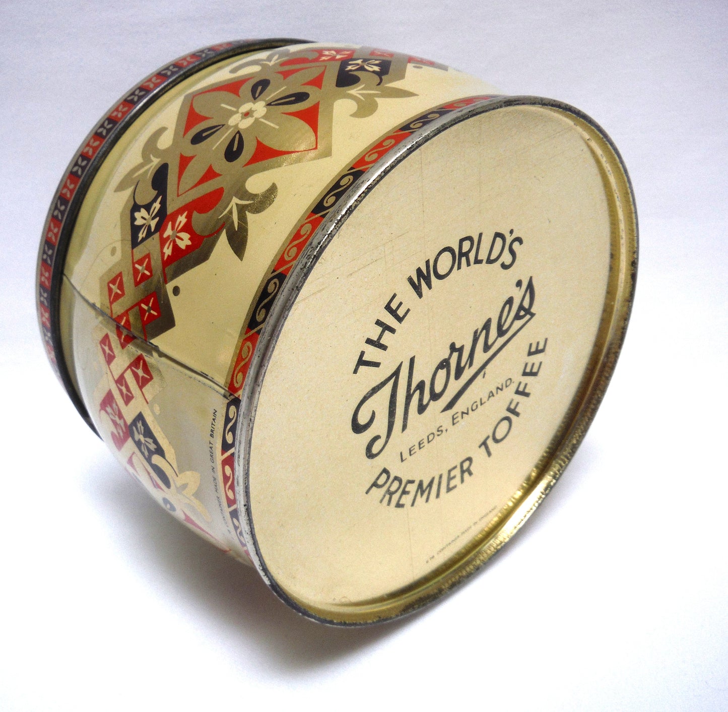Vintage Thorne's Premier Toffee Tin, 'BABY BLONDE GIRL CHERUB AND MOTHER', Painting by Sir Thomas Lawrence, P.R.A. of England