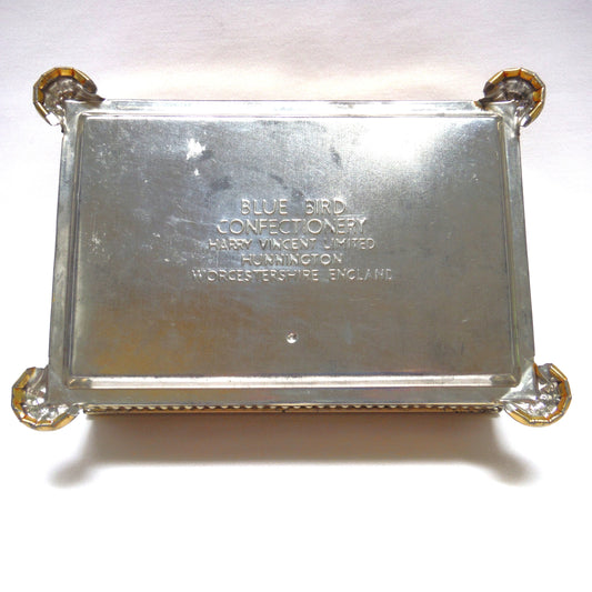 BLUE BIRD CONFECTIONERY and Harry vincent Limited Present the Vintage Tin Entitled: 'THE KING RETURNS'
