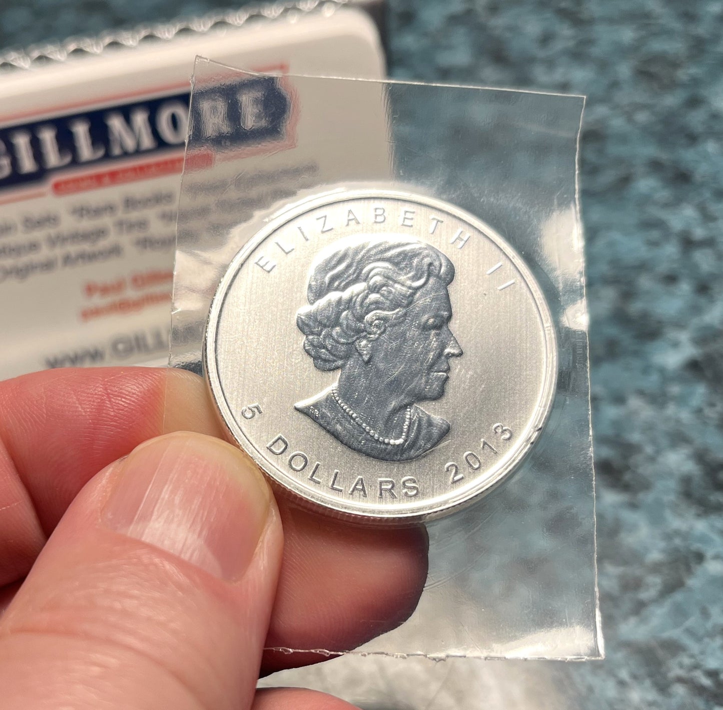 2013 1 oz .9999 Fine Silver Coin $5 -SML- CANADIAN SILVER MAPLE LEAF 25th Anniversary Coin (BRAND NEW CONDITION)