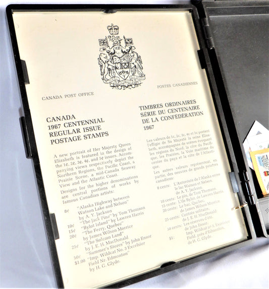 CANADA POST STAMP BOX, Vintage Stamp Box & Water Dispenser Combo, 1967