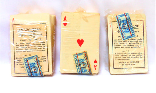 ANTIQUE AMERICAN PLAYING CARDS: Guns & Ducks by Brown & Bigelow of St. Paul, Minnesota, USA, 1940's (Priced per Deck)
