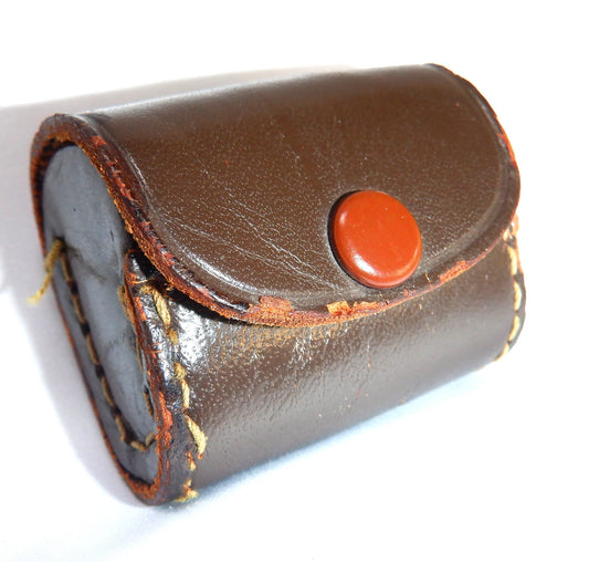 OLD-STOCK NEW HEARING AID FROM JAPAN, in Original Leather Case, 1950's