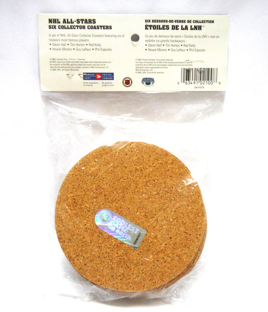 2002 Set of 6 NHL Official All-Stars COLLECTOR COASTERS, Brand New!