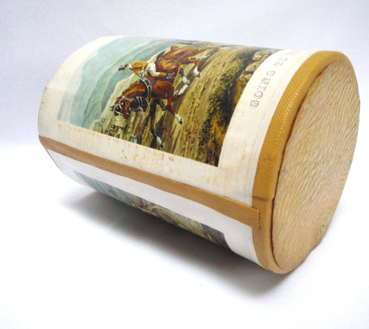 UNIQUE VINTAGE LEATHER OFFICE DESK PEN STORAGE CUP: Going To The Moors!