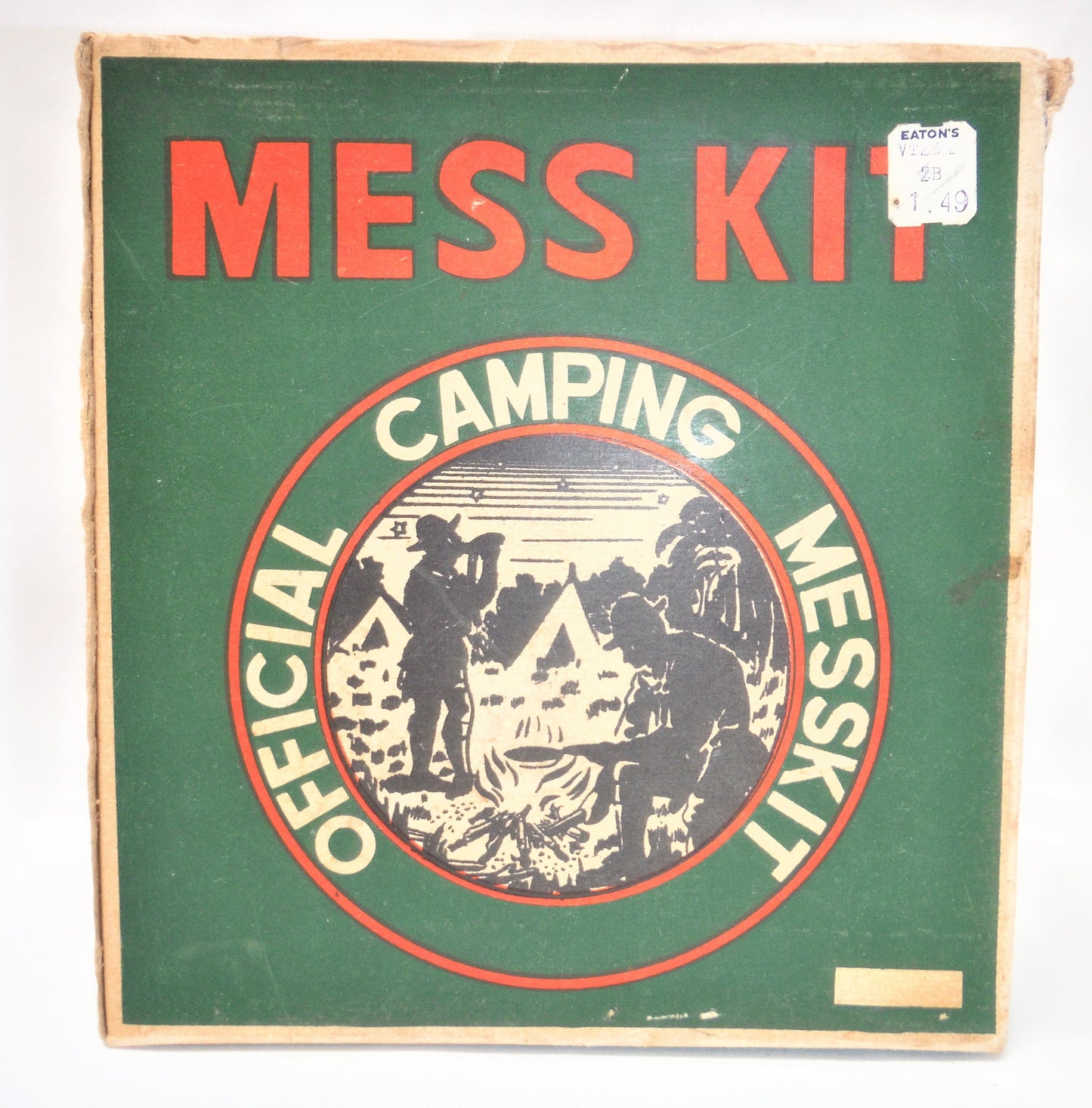 VINTAGE MESS KIT COOKING SET, Official Camping Mess Kit from EATON'S Canada. BRAND-NEW OLD-STOCK, Made in Japan
