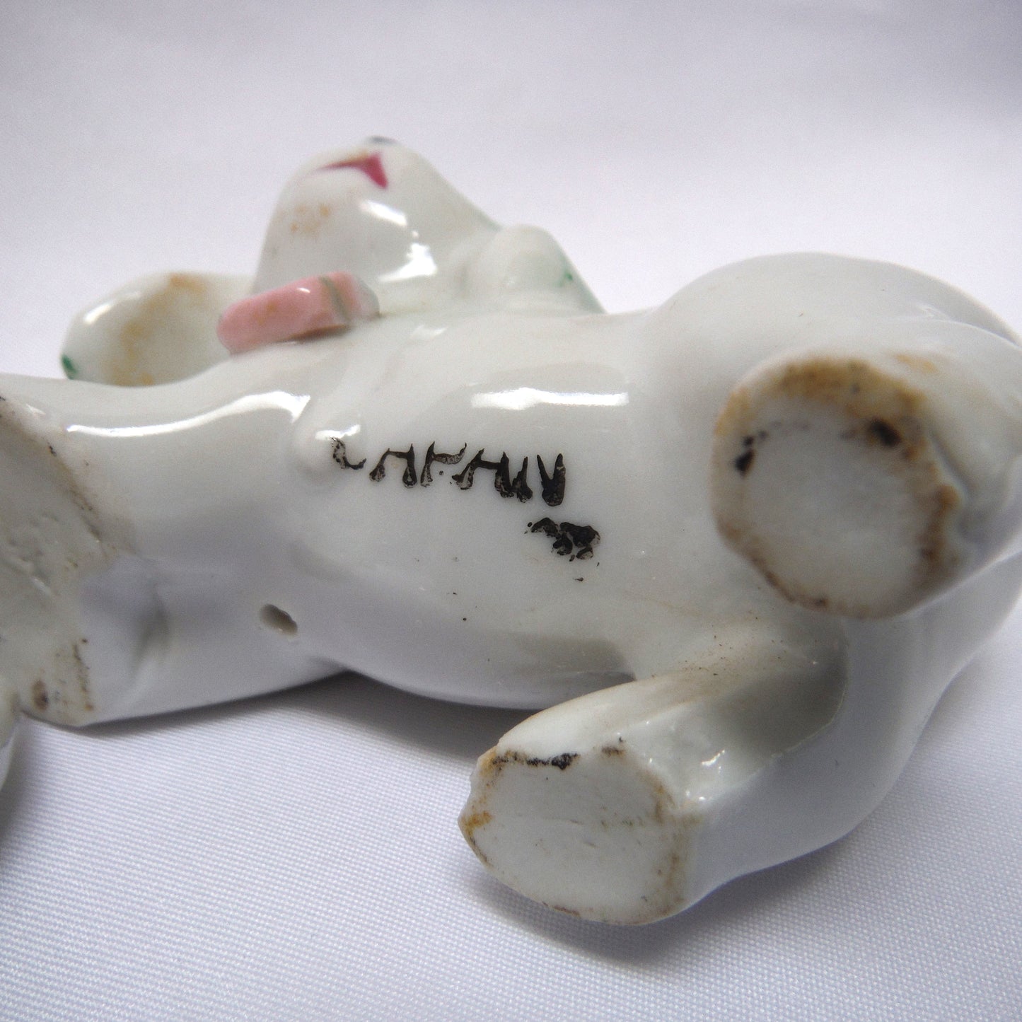 Mid Century Set of Three Halo-Angel Puppy Dogs, Made in Japan