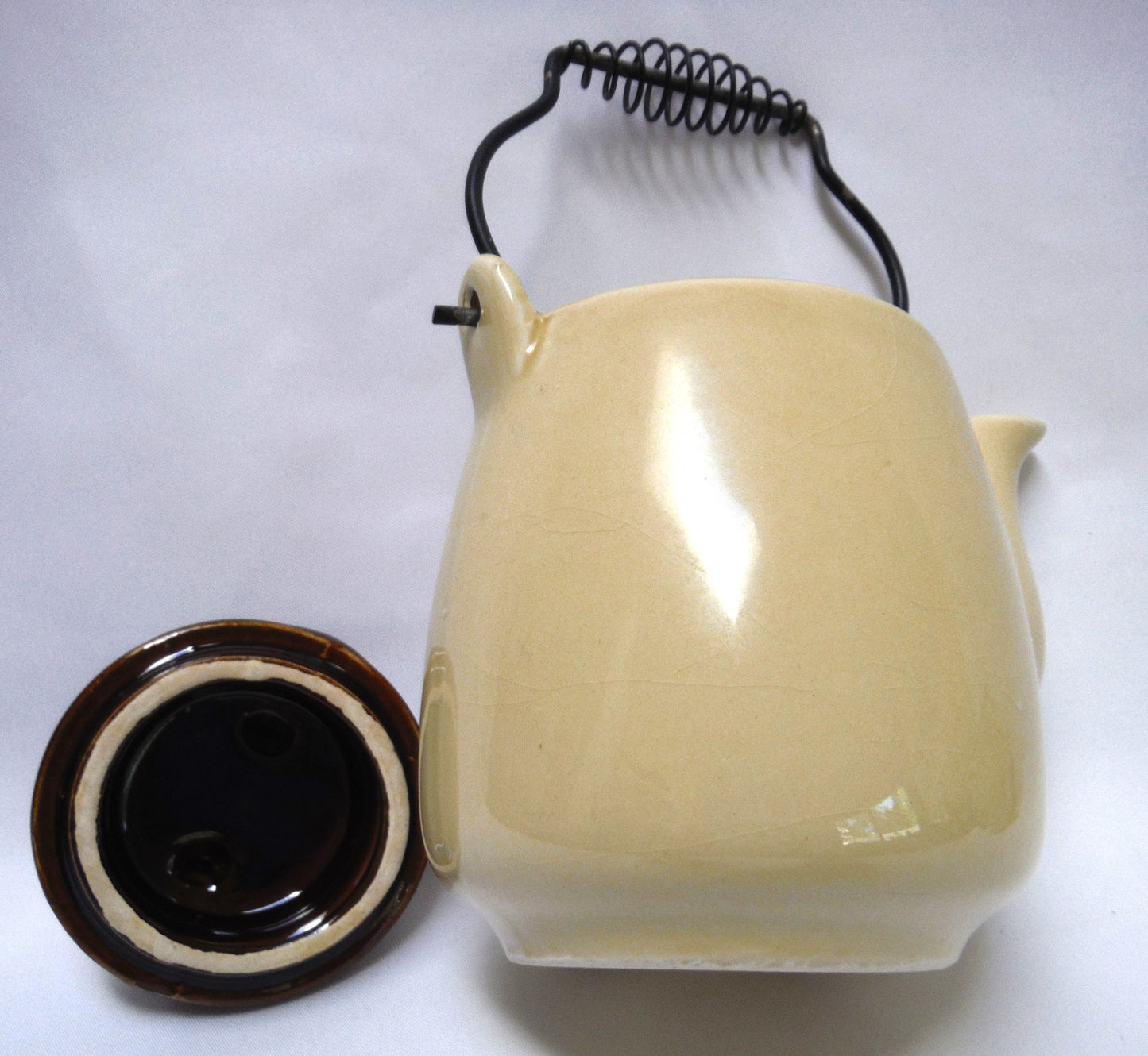 Mid Century RARE Tea, Cream & Sugar HOME SWEET HOME Crockery Pots, Made in Japan