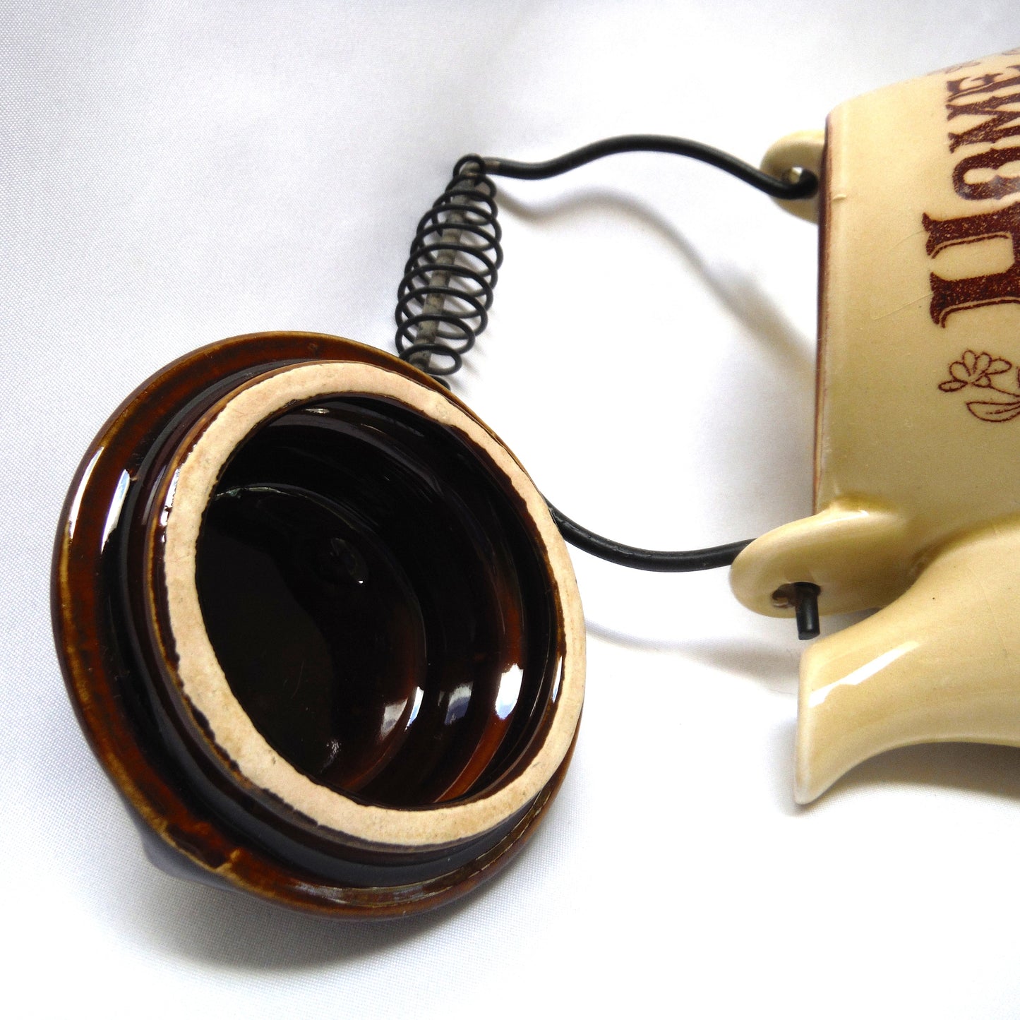 Mid Century RARE Tea, Cream & Sugar HOME SWEET HOME Crockery Pots, Made in Japan