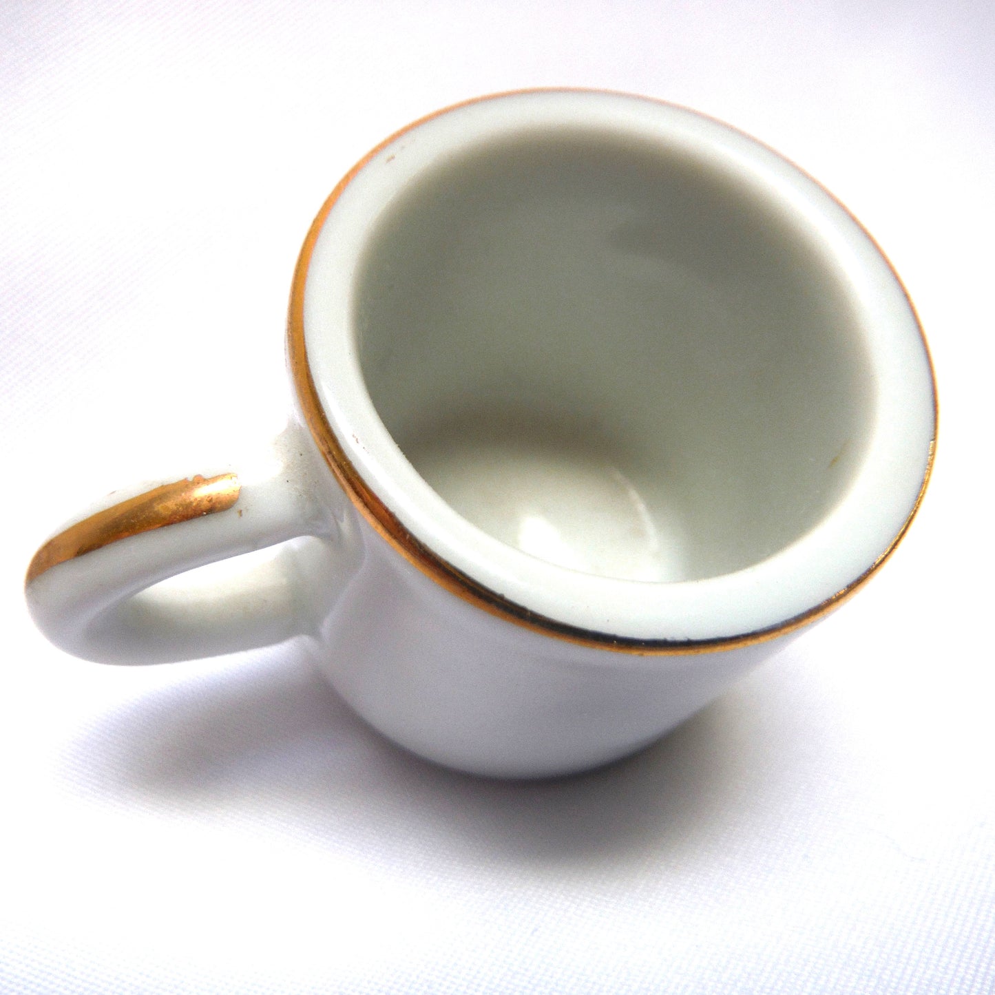 Vintage Miniature Japanese Plate and Mug Set on Original Display Stand: TO THE DEAREST MOTHER OF ALL...