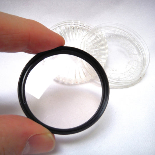 Vintage KENCO Photographic Protective Lens #1A 49mm, in Original Plastic Case, Made in Japan