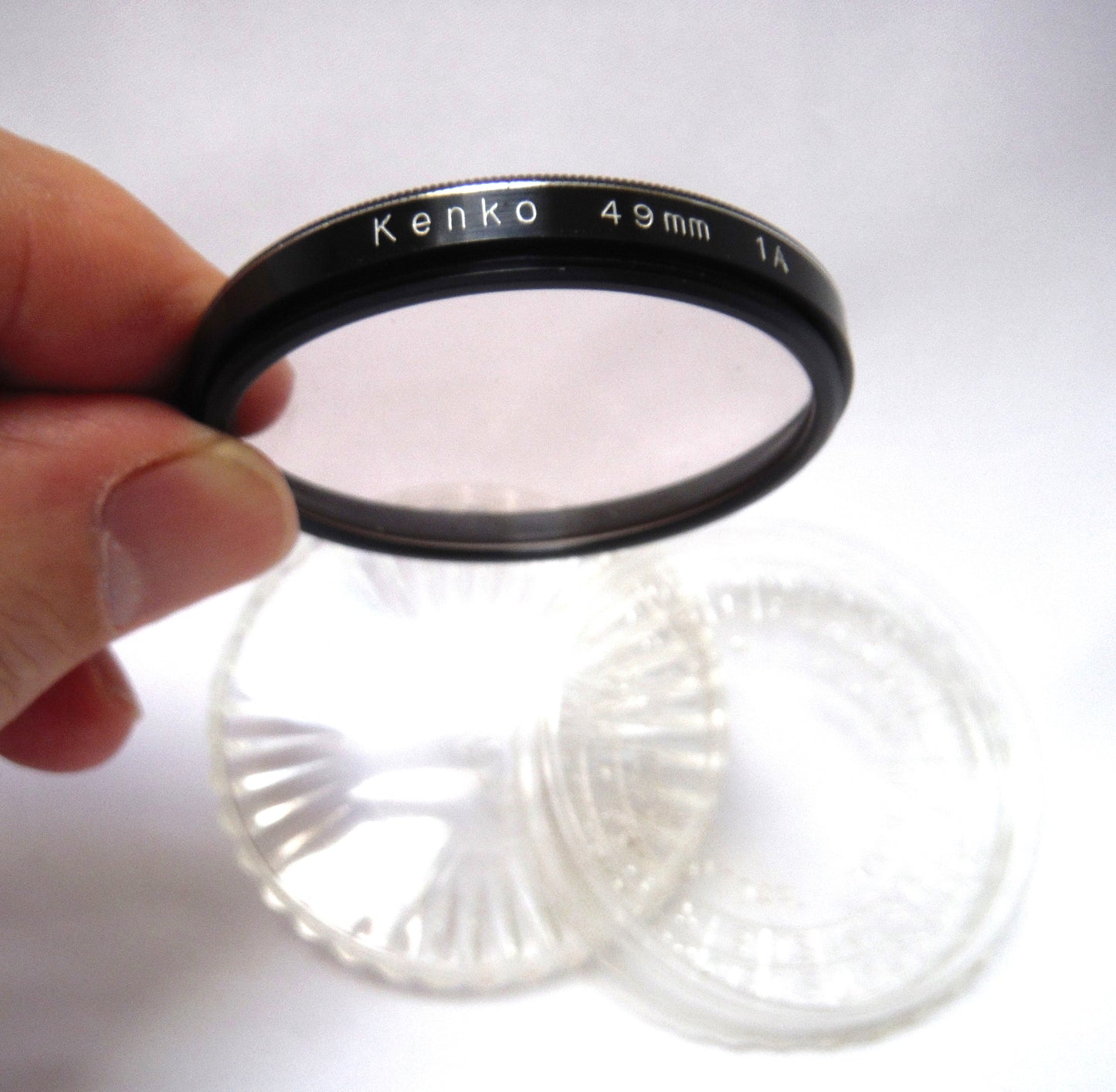 Vintage KENCO Photographic Protective Lens #1A 49mm, in Original Plastic Case, Made in Japan