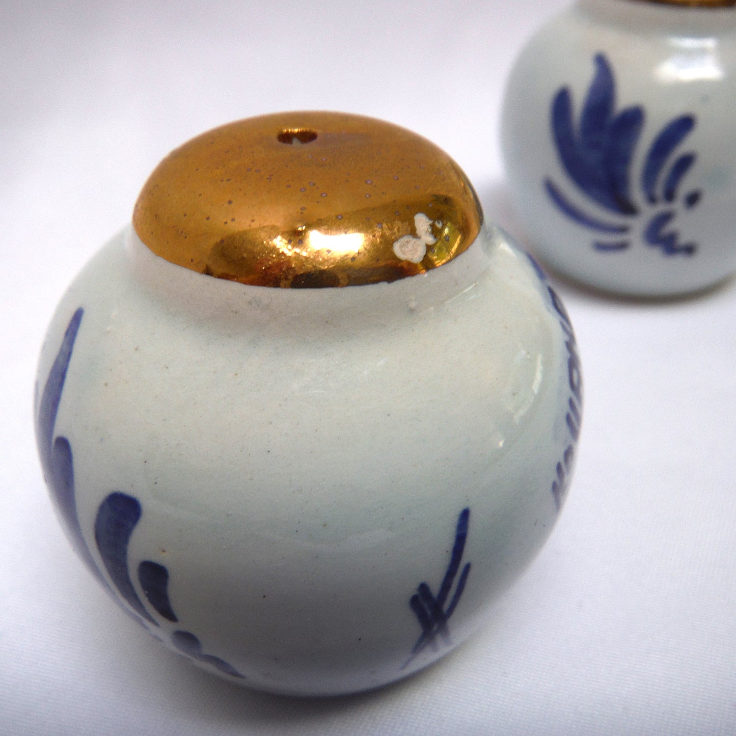 HOLLAND, Mid-Century Salt and Pepper Shakers Featuring Windmills