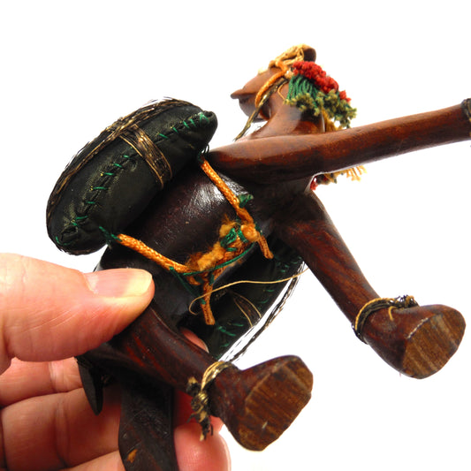 Hand-Carved Antique CAMEL with stunning hand-made accoutrements; Early 1900's Middle East