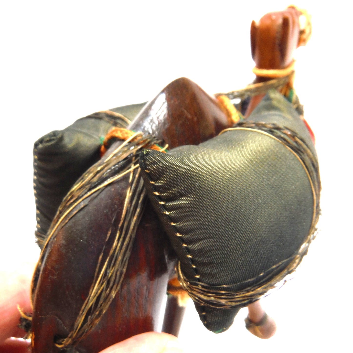 Hand-Carved Antique CAMEL with stunning hand-made accoutrements; Early 1900's Middle East