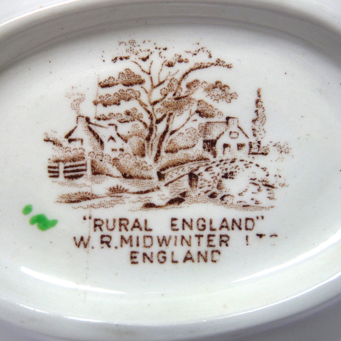 Beautiful British Trinket Tray by W.R. Midwinter Limited: "RURAL ENGLAND DESIGN"