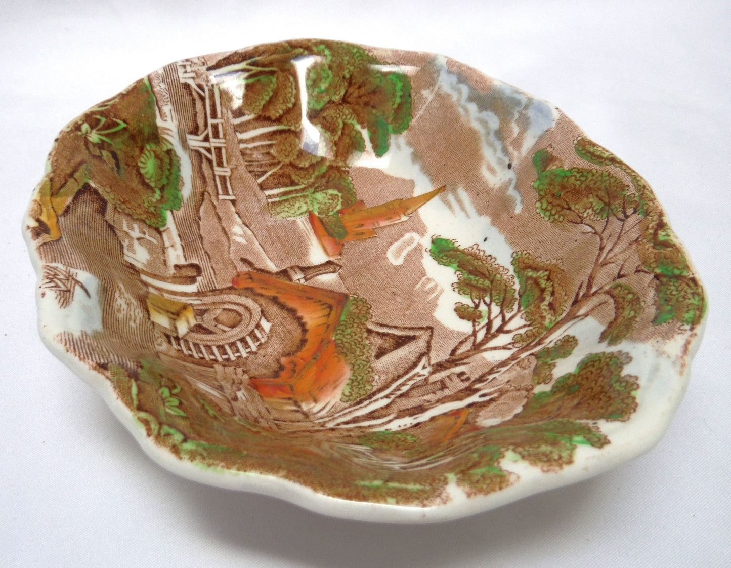 Beautiful British Trinket Tray by W.R. Midwinter Limited: "RURAL ENGLAND DESIGN"
