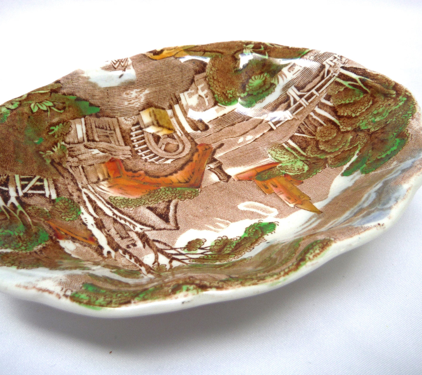 Beautiful British Trinket Tray by W.R. Midwinter Limited: "RURAL ENGLAND DESIGN"
