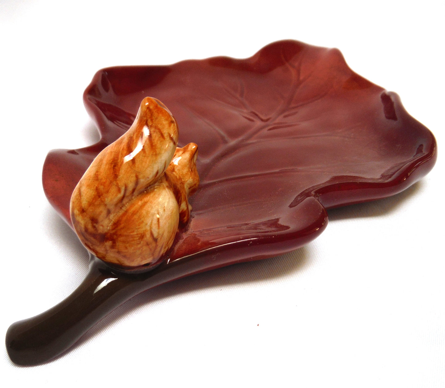 Vintage and Fun Hand-Made Knick Knack Tray: NUTTY AS A SQUIRREL!