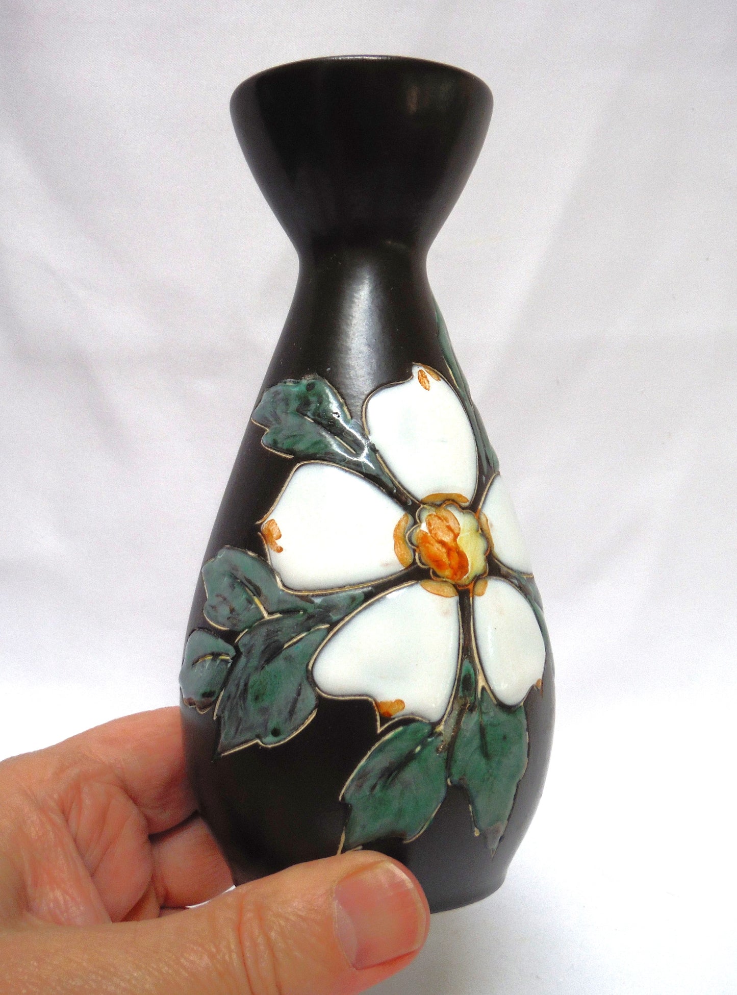 1960's Dogwood Flower Vase #2214 by the Famous BC Potter HERTA GERTZ!