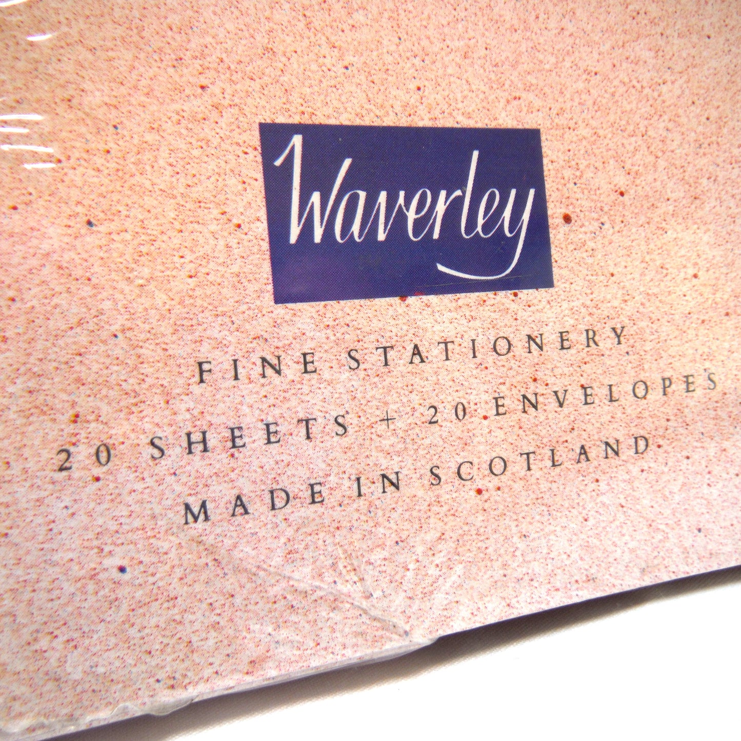 VINTAGE FINE STATIONERY WRITING SET OF 20 Sheets and Envelopes, Brand New-Old Stock from Waverley of Scotland