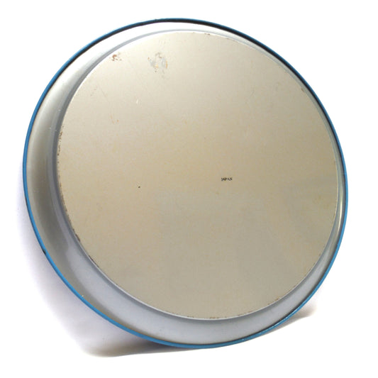 Large 1950's Tin Serving Tray: THE ROAD TO THE ISLES CAUSEWAY, Cape Breton, Nova Scotia, Made in Japan