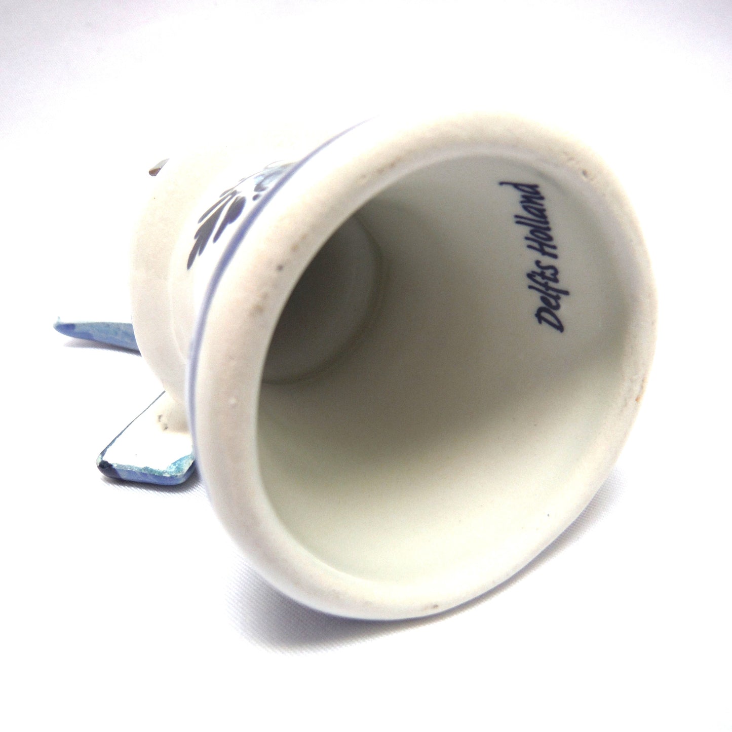 Vintage Hand Painted Delfts Blue Bell Style Windmill: TRADITIONAL DUTCH WINDMILL with spinning sails!