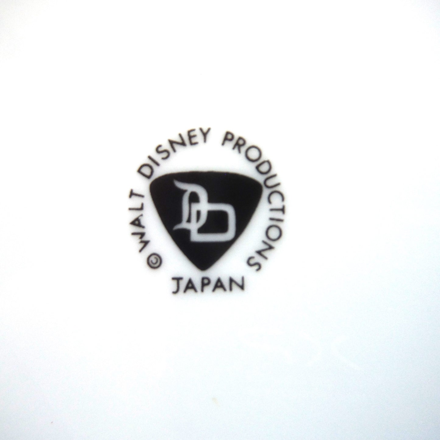 Large 10.5 inch Full-Colour Souvenir DISNEYLAND CASTLE PLATE, Made in Japan by Walt Disney Productions!