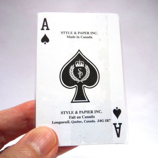 Brand-New Old-Stock Vintage PLAYING CARDS, Made in Quebec, Canada, and Featuring Lighthouses and Sailing Boats!