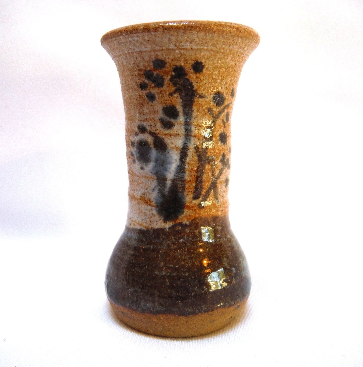 MINIATURE VASE EARTH TONES: Handmade by Agg of Qualicum, BC