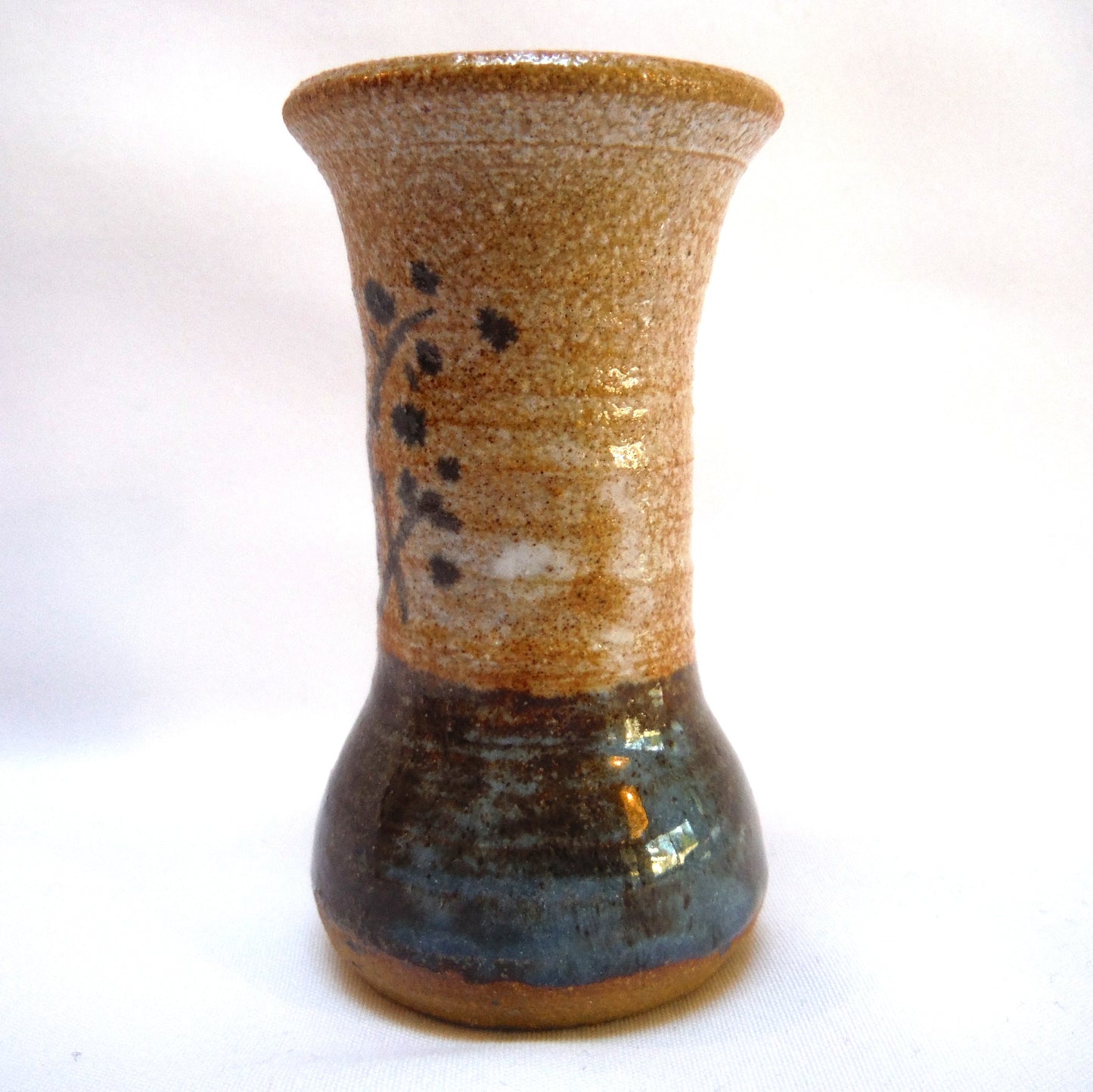 MINIATURE VASE EARTH TONES: Handmade by Agg of Qualicum, BC