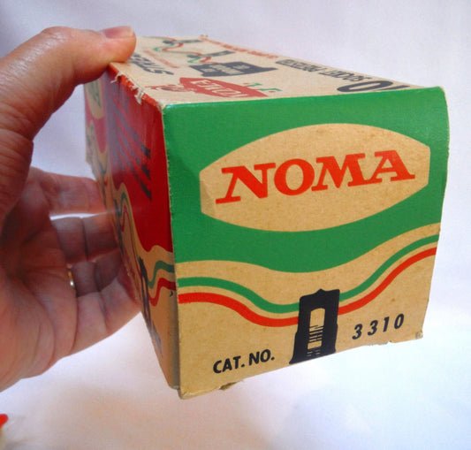 ANTIQUE NOMA TEN STREAMER CHRISTMAS LIGHTING, Without Bulbs: Made in Canada!