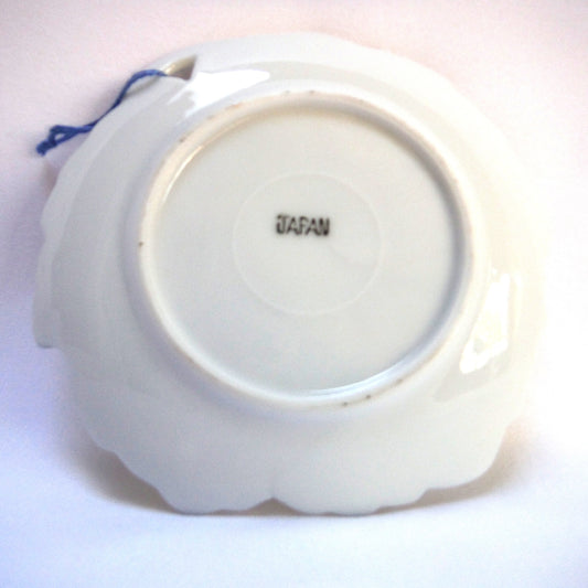 Vintage Trinket Dish from JAPAN: 'Two Pheasants Flying'