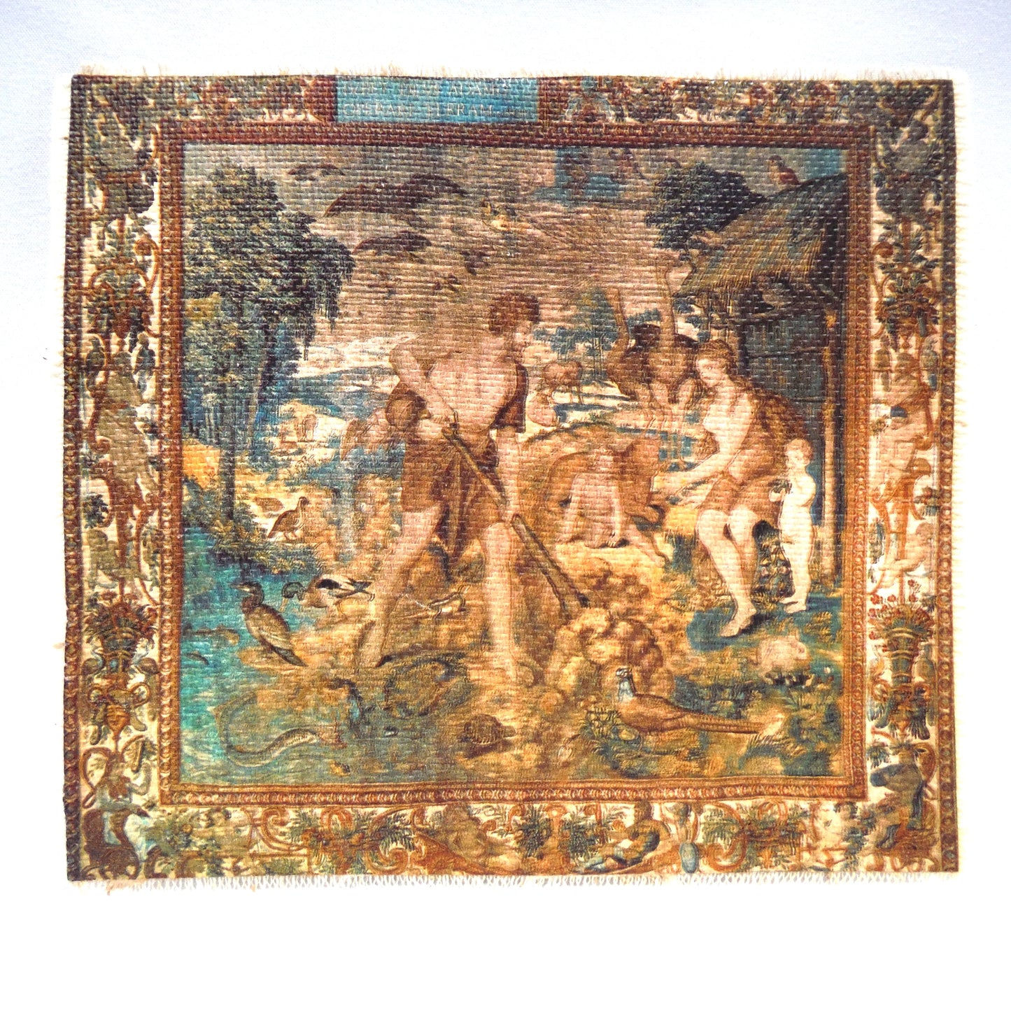 Miniature Antique Woven Tapestry Carpets, Doll Rugs or Table Protectors, (Priced as each)