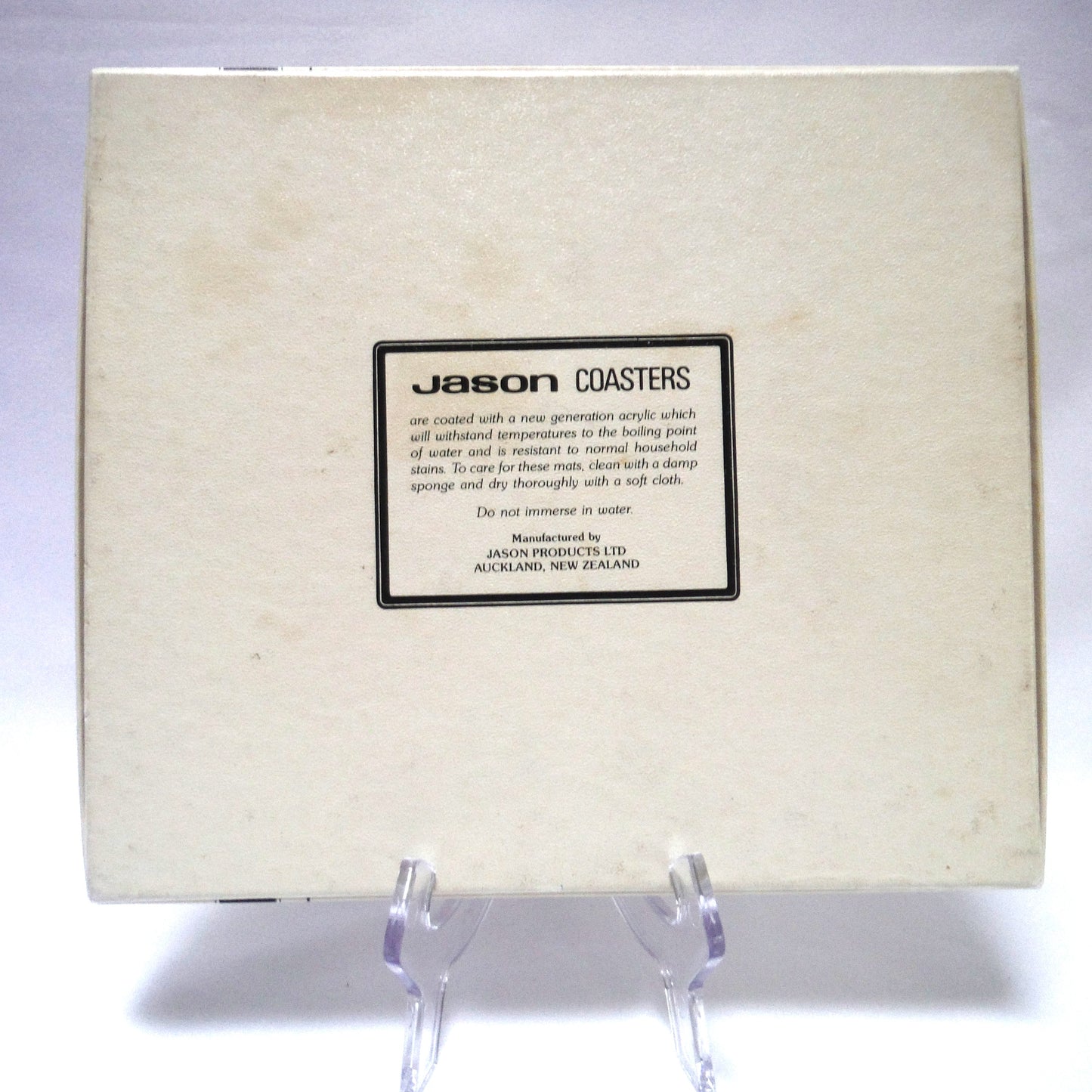 Set of SIX JASON PLACEMATS of New Zealand Landscapes by J. C. Hoyte, includes original box!