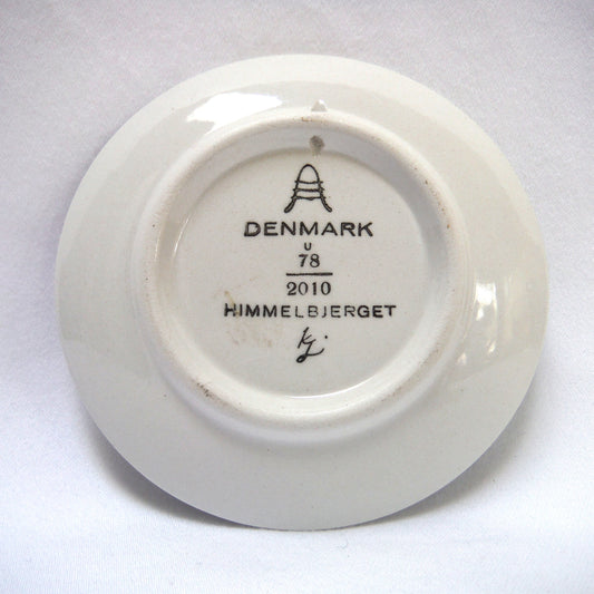 MINI BLUE LANDSCAPE PLATE From Denmark: 'Himmelbjerget'