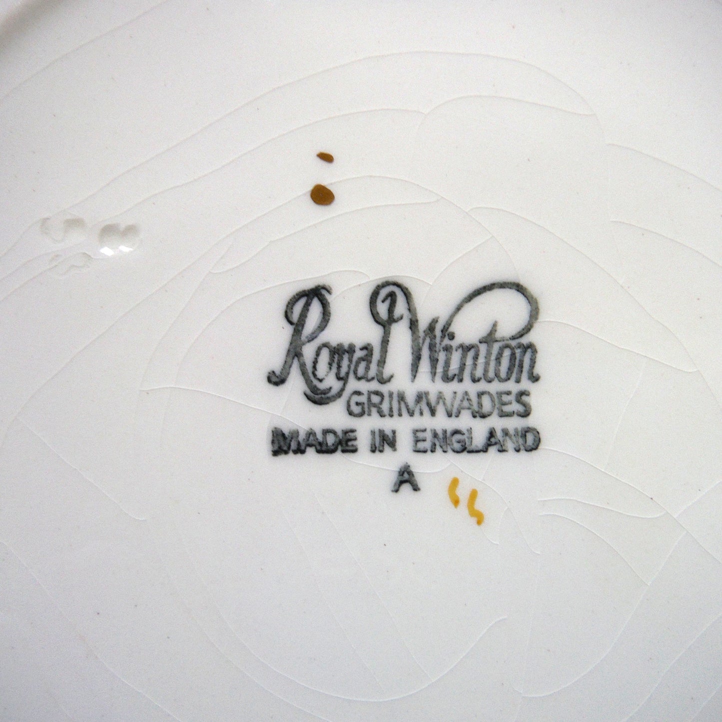 ANTIQUE SOUVENIR DINNER PLATE: HOTEL VANCOUVER, Made by Royal Winton Grimwades of England