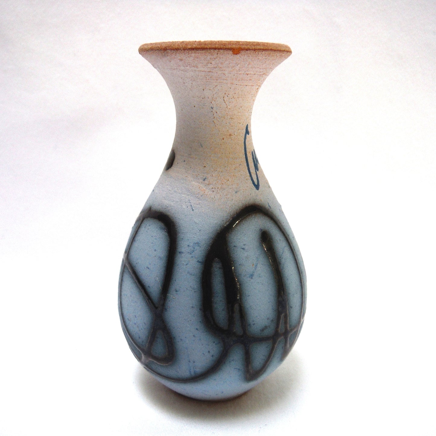 Miniature Ceramic Hand Painted Souvenir Vase from CUBA