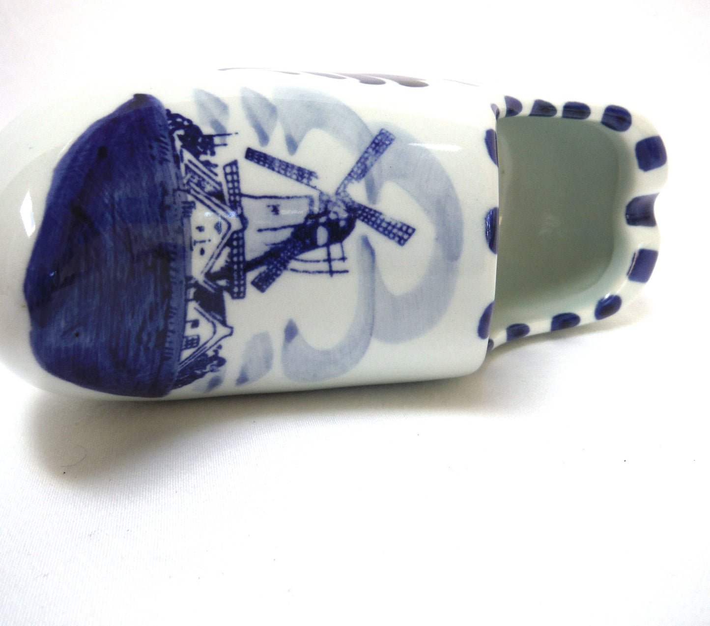 Vintage Hand Painted Delft Blue Ahtray: TRADITIONAL #3 LARGE HOLLAND DUTCH SHOE ASHTRAY (Brand New Condition!)