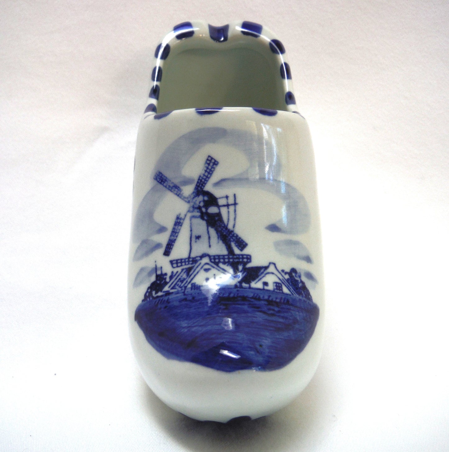 Vintage Hand Painted Delft Blue Ahtray: TRADITIONAL #3 LARGE HOLLAND DUTCH SHOE ASHTRAY (Brand New Condition!)