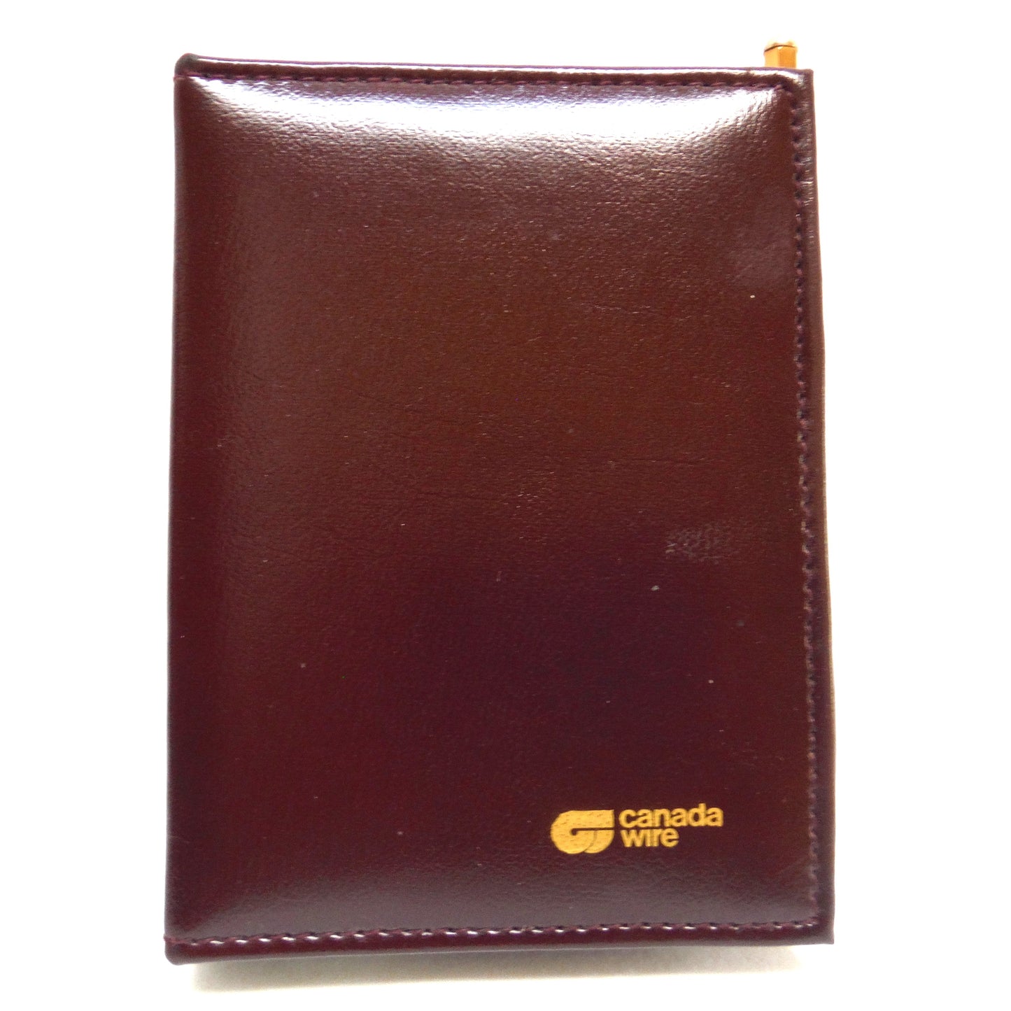 TWO COMPLETE DECKS OF VINTAGE PLAYING CARDS: In Original Vinyl Pouch with Mechanical Pencil, Presented by CANADA WIRE