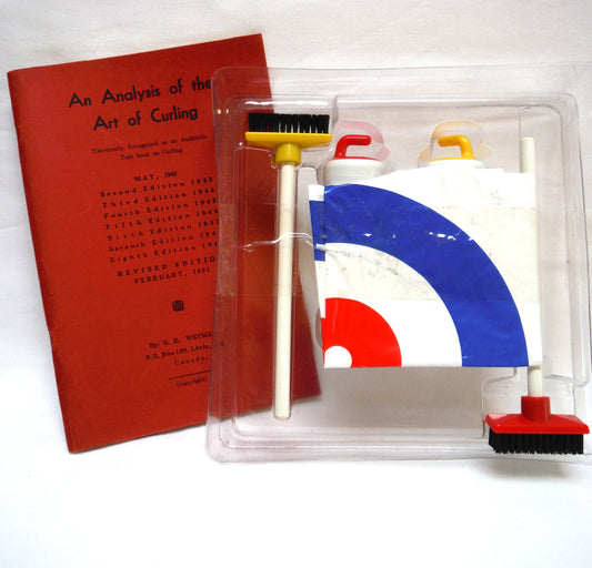 AN ANALYSIS OF THE ART OF CURLING by H.E. Weyman, and Mini Table-Top Curling Game: A Paul's Two-Pack Where Old Meets New!