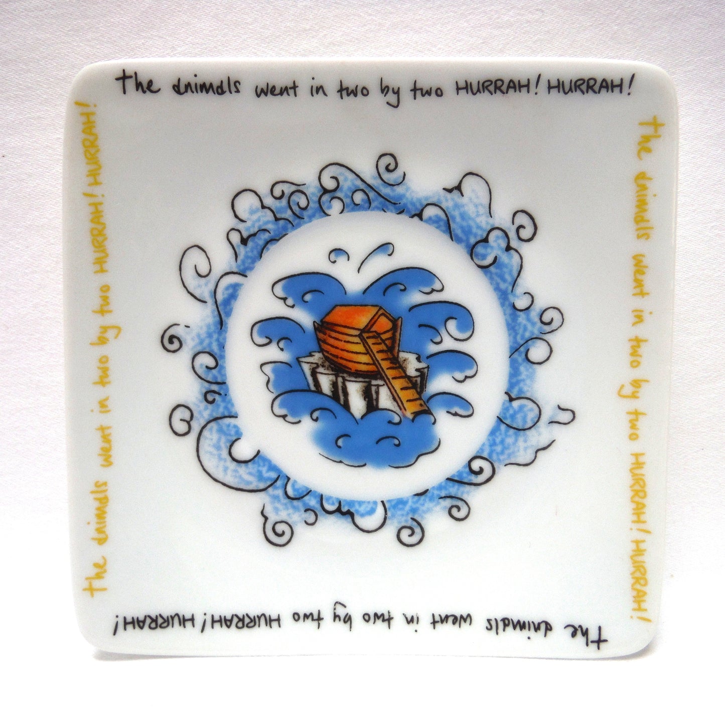 Pair of Contemporary SQUARE TRINKET TRAYS, Designed by PAUL CARDEW of NOAH'S ARK