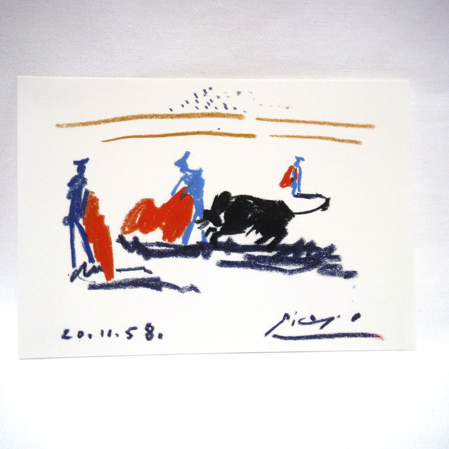 PICASSO POSTCARDS and ENVELOPES SLIPSET, Pack of 10 cartes postales by Hazan 2001, Printed in France