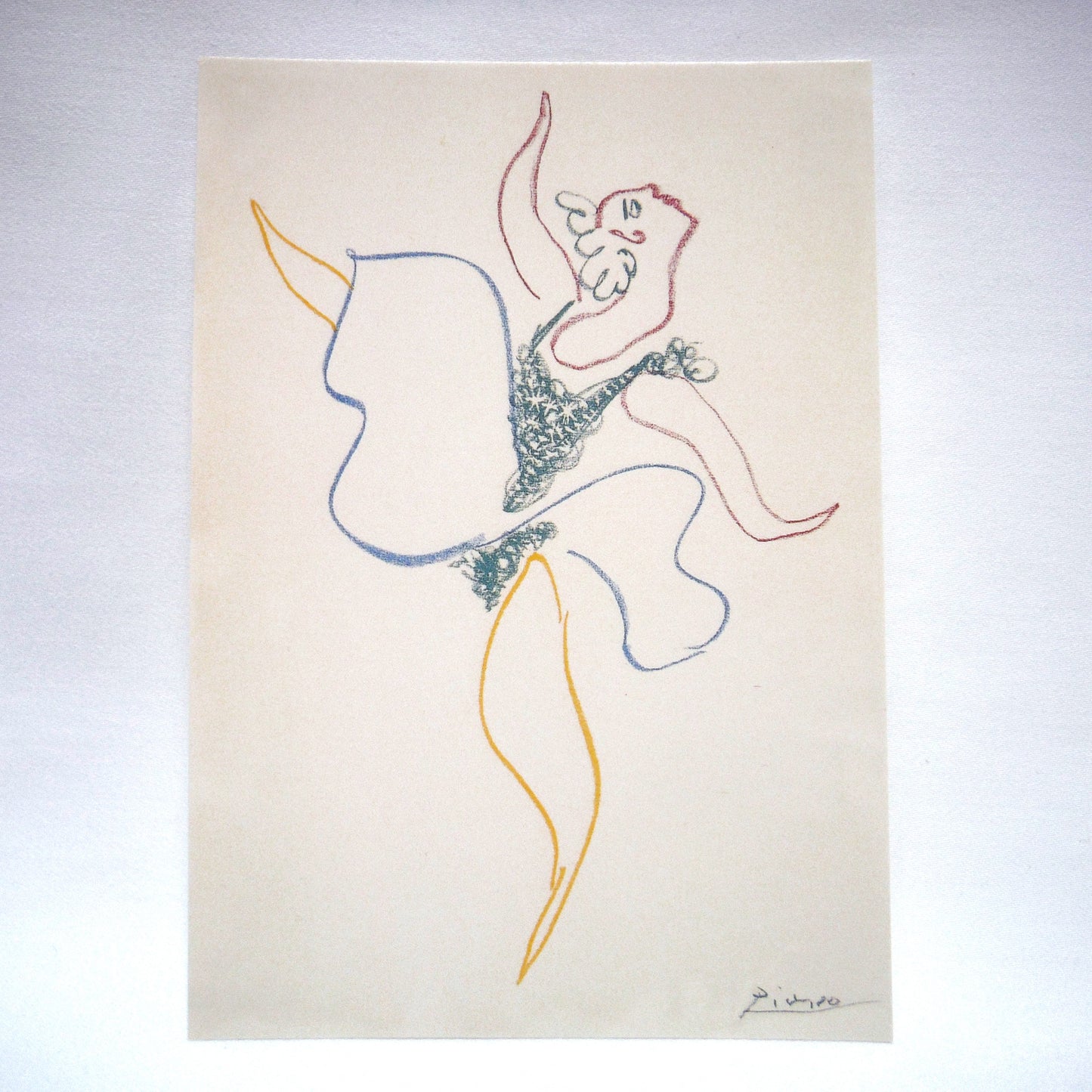 PICASSO POSTCARDS and ENVELOPES SLIPSET, Pack of 10 cartes postales by Hazan 2001, Printed in France